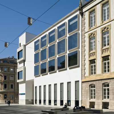 View on the BTV head quarter in Innsbruck