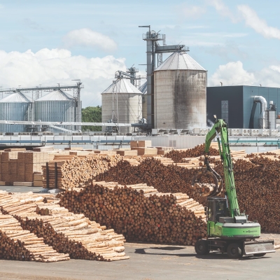Holztrocknungsanlage der Pfeifer Holding