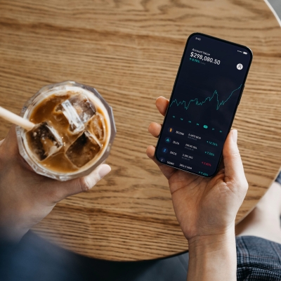 Zugang zu Kryptobörsen am Smartphone