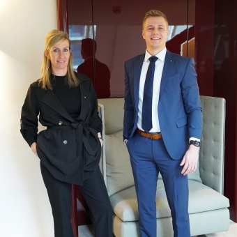 BTV Mitarbeiter Hentschl und Holz BTV Wien