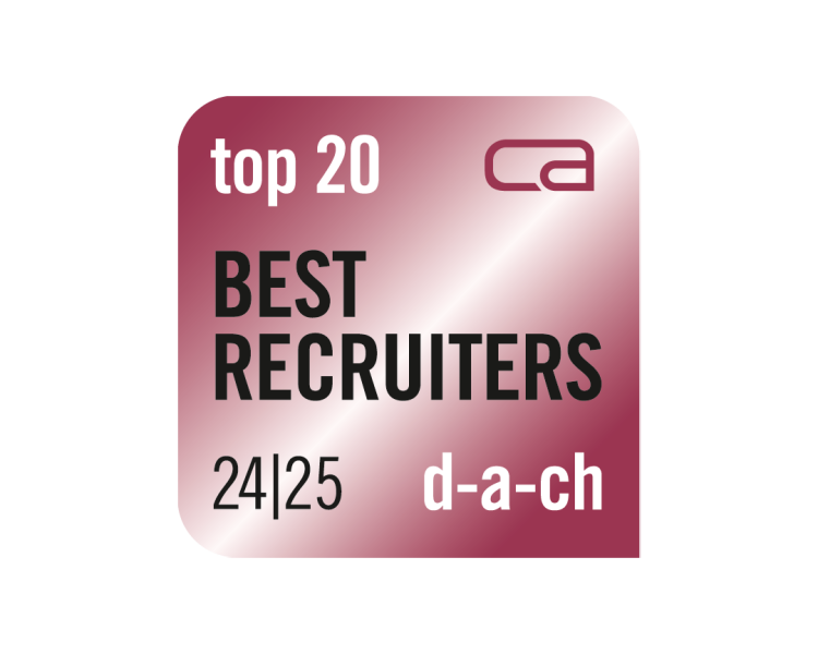 top 20 Best Recruiters 24/25 DACH Siegel