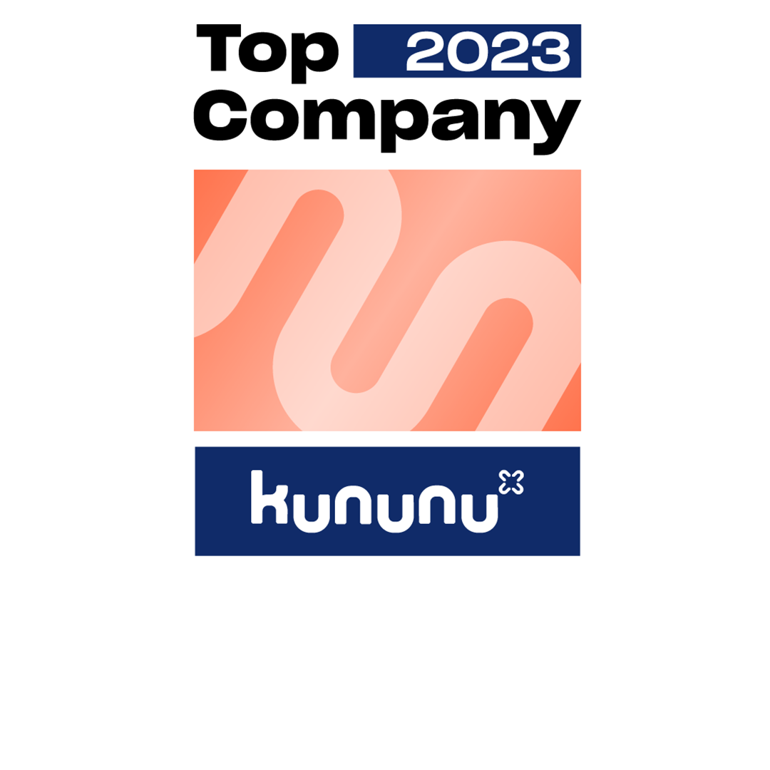 Top Company award 2023 by Kununu