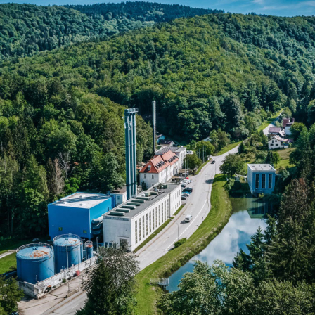 Das von der Kraftwerksgesellschaft Rusel mbH betriebenen Ruselkraftwerke (Maxhofen) im Bayerischen Wald
